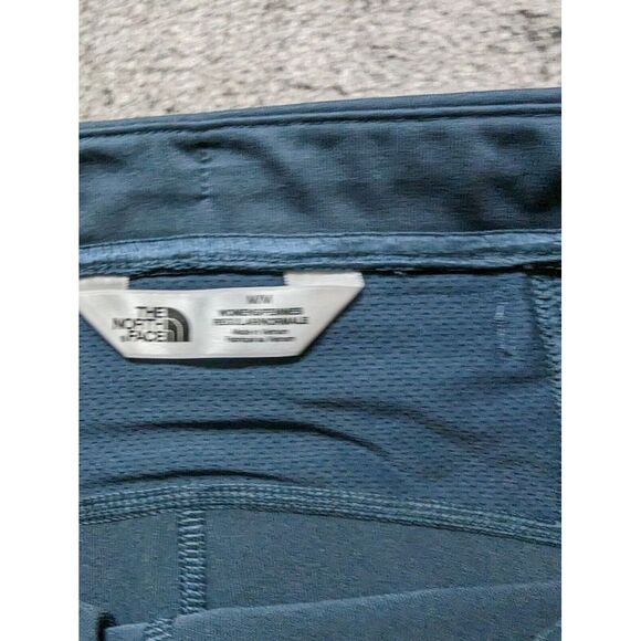 The North Face Capri Leggings Women's Size Medium Blue Drawstring - Picture 4 of 12